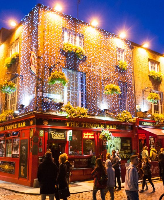 Christmas in Dublin Temple Bar