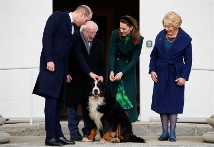 William and Kate Meet Brod the Dog