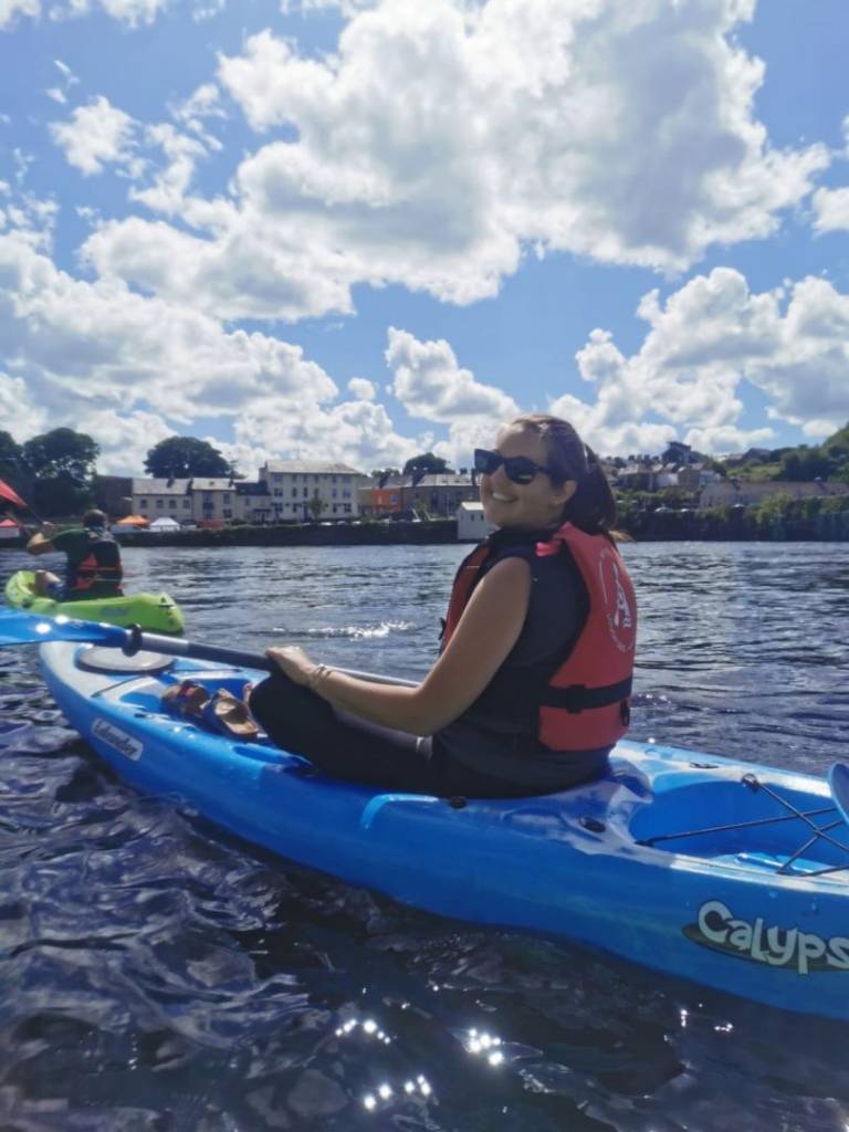 Kayaking on Lough Derg