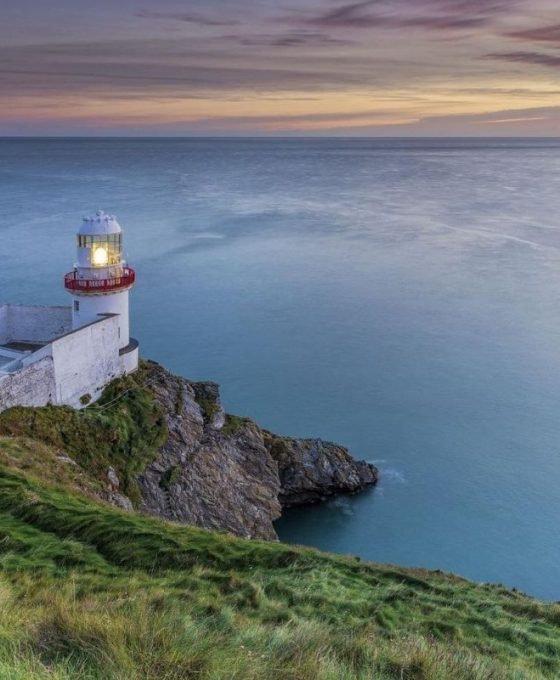 Wicklow Lighthouse in Ireland